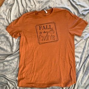 Fall is my Favorite tshirt, handmade new, never worn